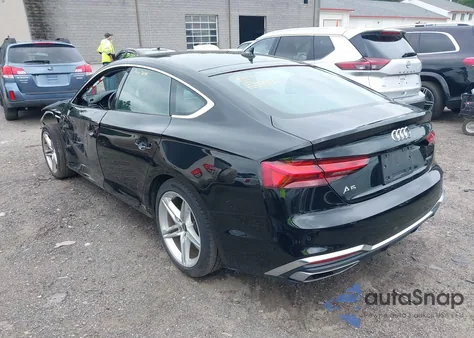 2022 Audi A5 Sportback Premium 45 Tfsi S Line Quattro S Tronic from USA, damaged, VIN WAUDACF52NA029856